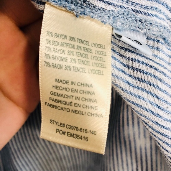 [Anthropologie] Cloth & Stone Button-Down Top - Picture 6 of 6